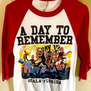 A Day To Remember Tour circa 2016 memorabilia